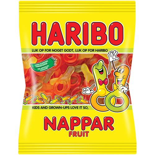 Haribo Fruktnappar 80 gram