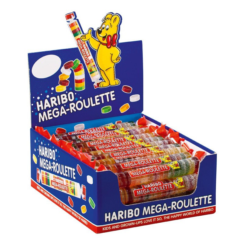 Mega Roulette Frukt 45 gram styckvis