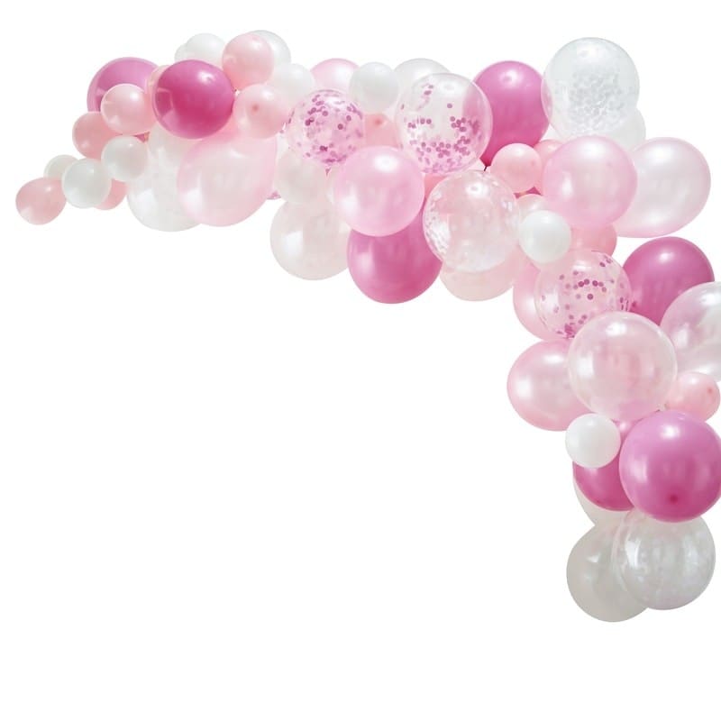 DIY Ballongbåge - Rosa