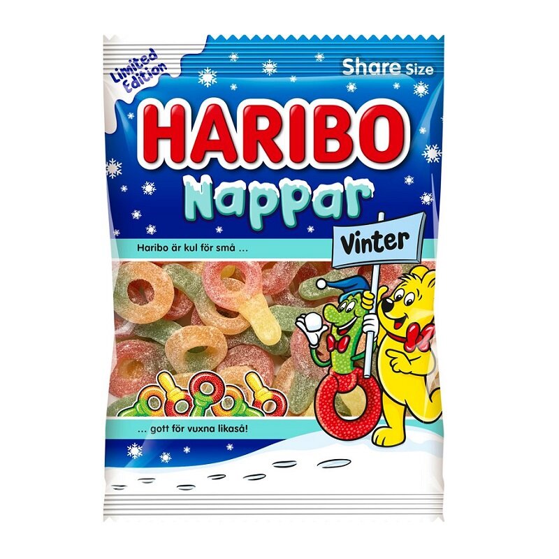 Haribo - Vinternappar 170 gram