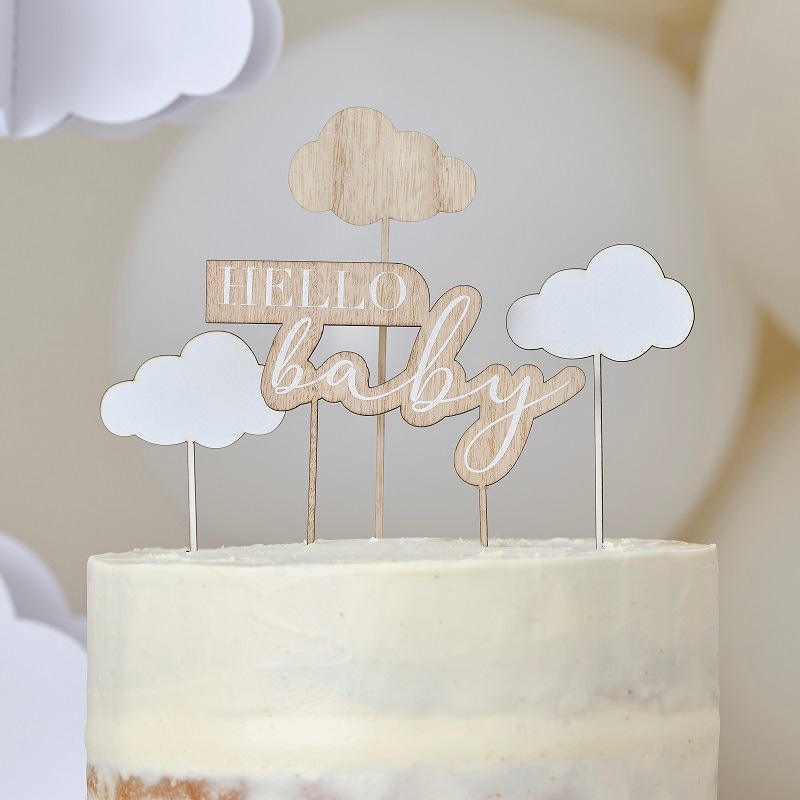 Hello Baby - Cake Toppers 4-pack