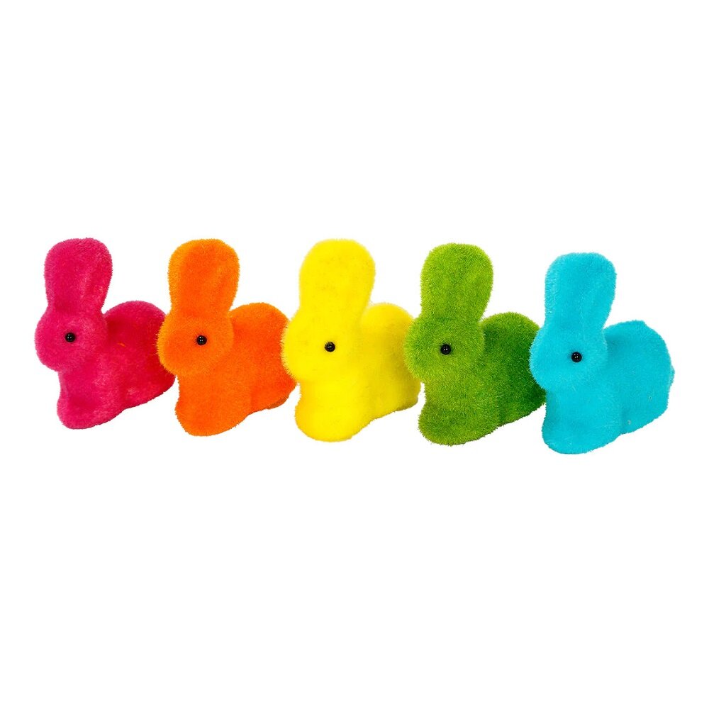 Mini Bunnies i regnbågsfärger 5-pack