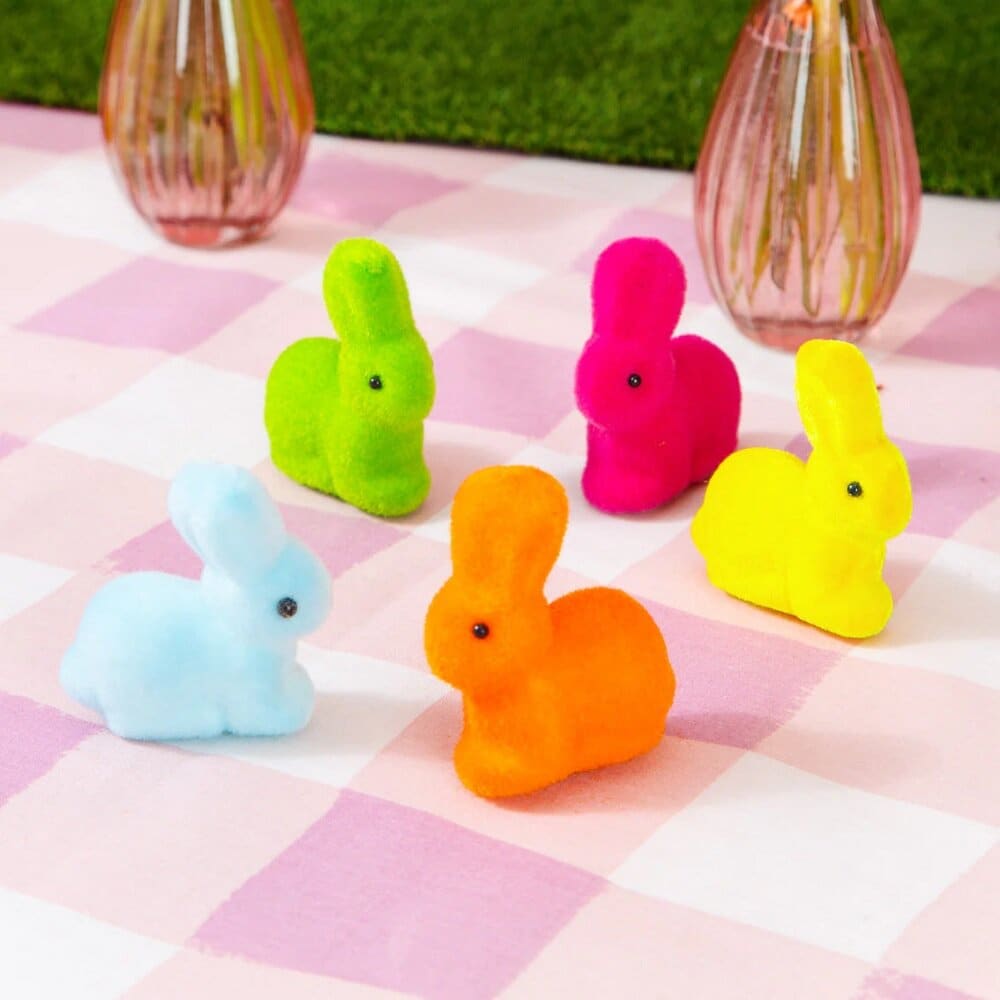 Mini Bunnies i regnbågsfärger 5-pack