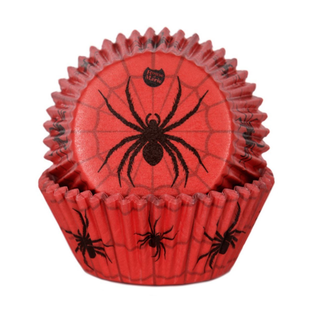 Muffinsformar Halloween Spindel 48-pack
