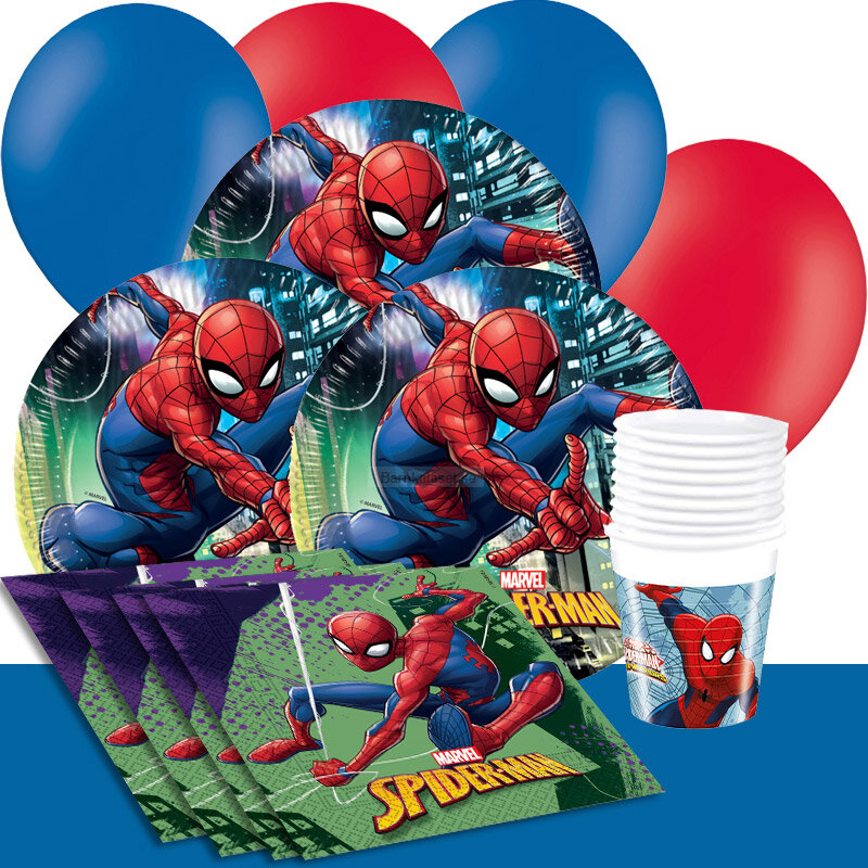 Spiderman, Kalaspaket Standard 8-24 pers