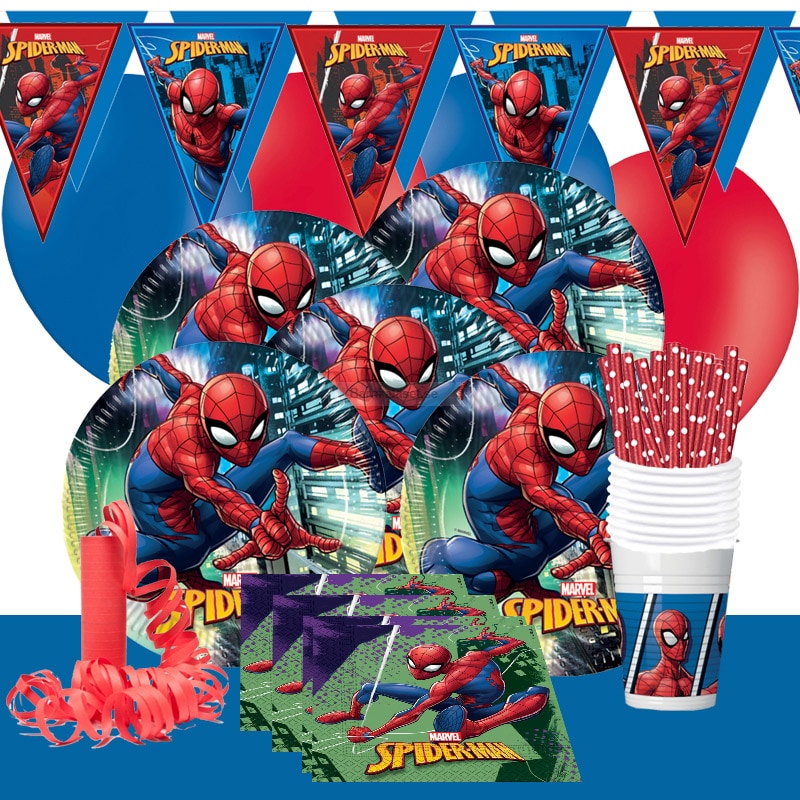 Spiderman, Kalaspaket Deluxe 8-24 pers