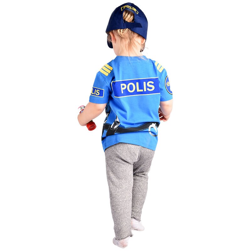 Polis T-shirt Barnstorlek 3-6 år