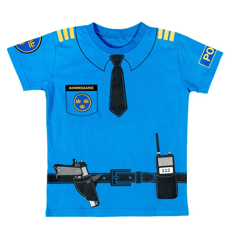 Polis T-shirt Barnstorlek 3-6 år