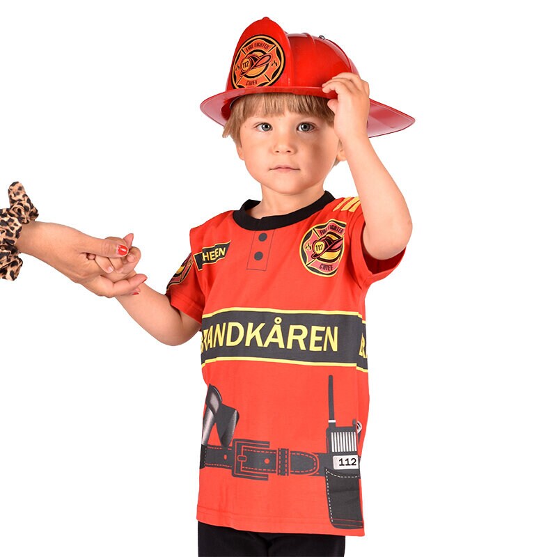 Brandman T-shirt Barnstorlek 3-6 år