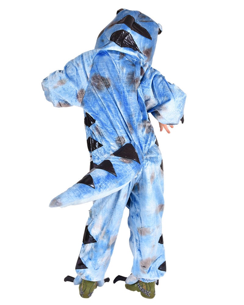 Dinosaurie T-Rex Jumpsuit Maskeraddräkt Barn 3-5 år