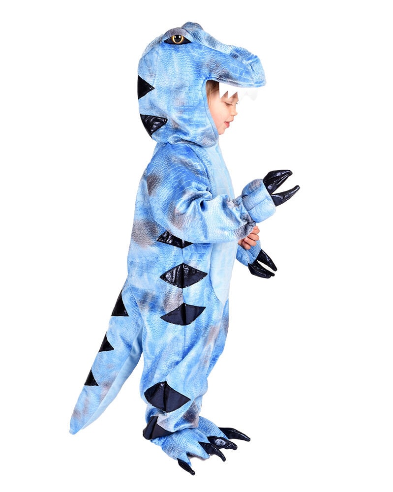 Dinosaurie T-Rex Jumpsuit Maskeraddräkt Barn 3-5 år