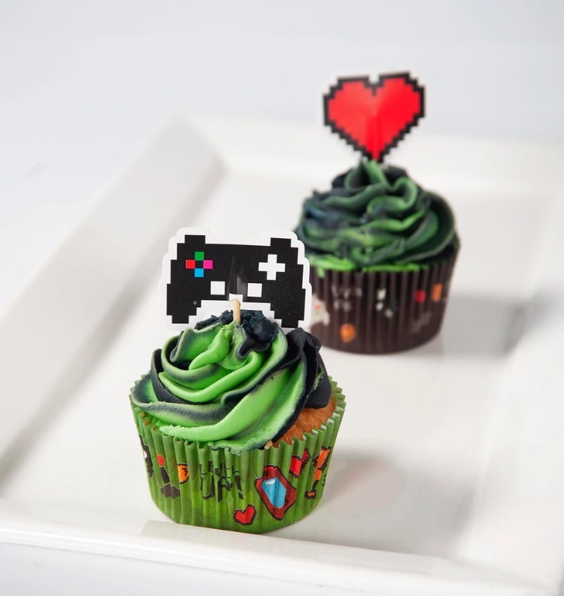 Cake Toppers - Gaming Party 12-pack