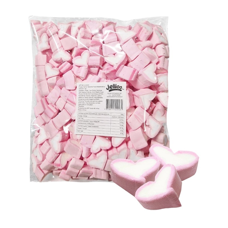 Marshmallows Hjärtan 1 kg