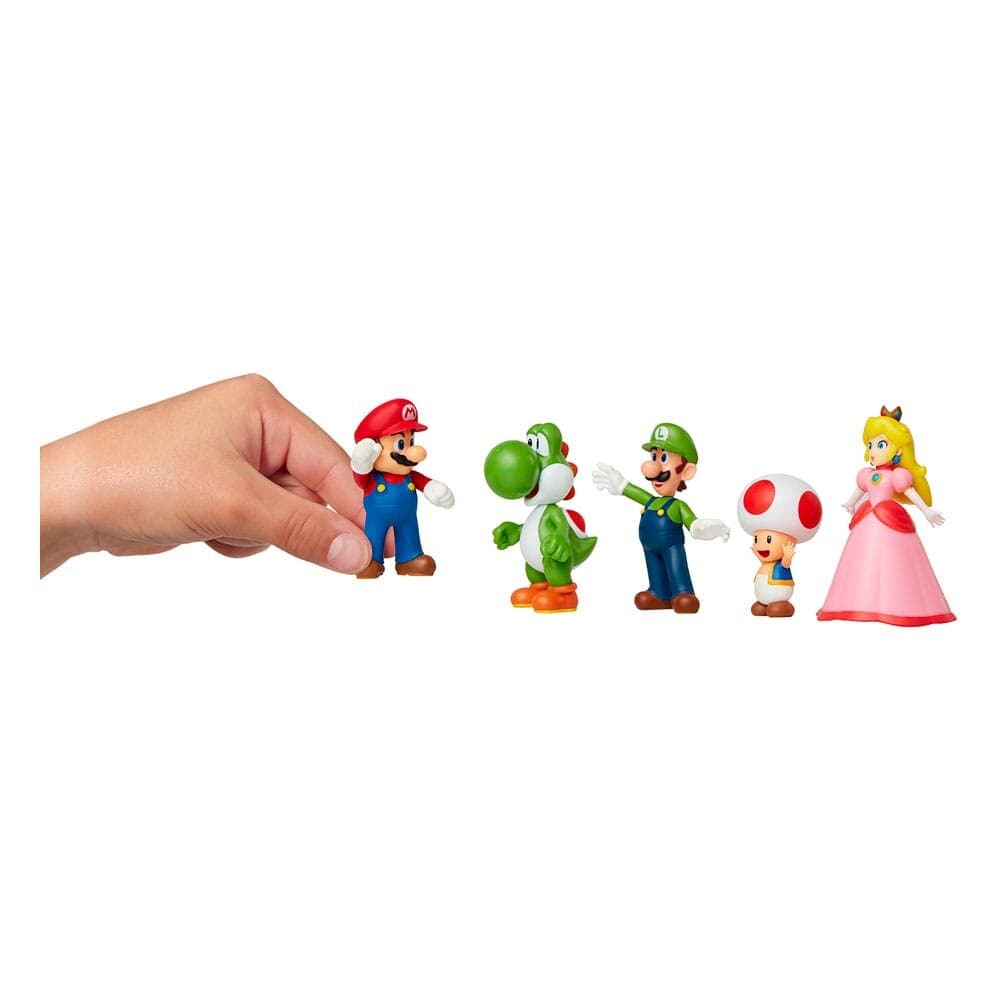 Super Mario Bros - Samlarfigurer Mario & Friends 5-pack