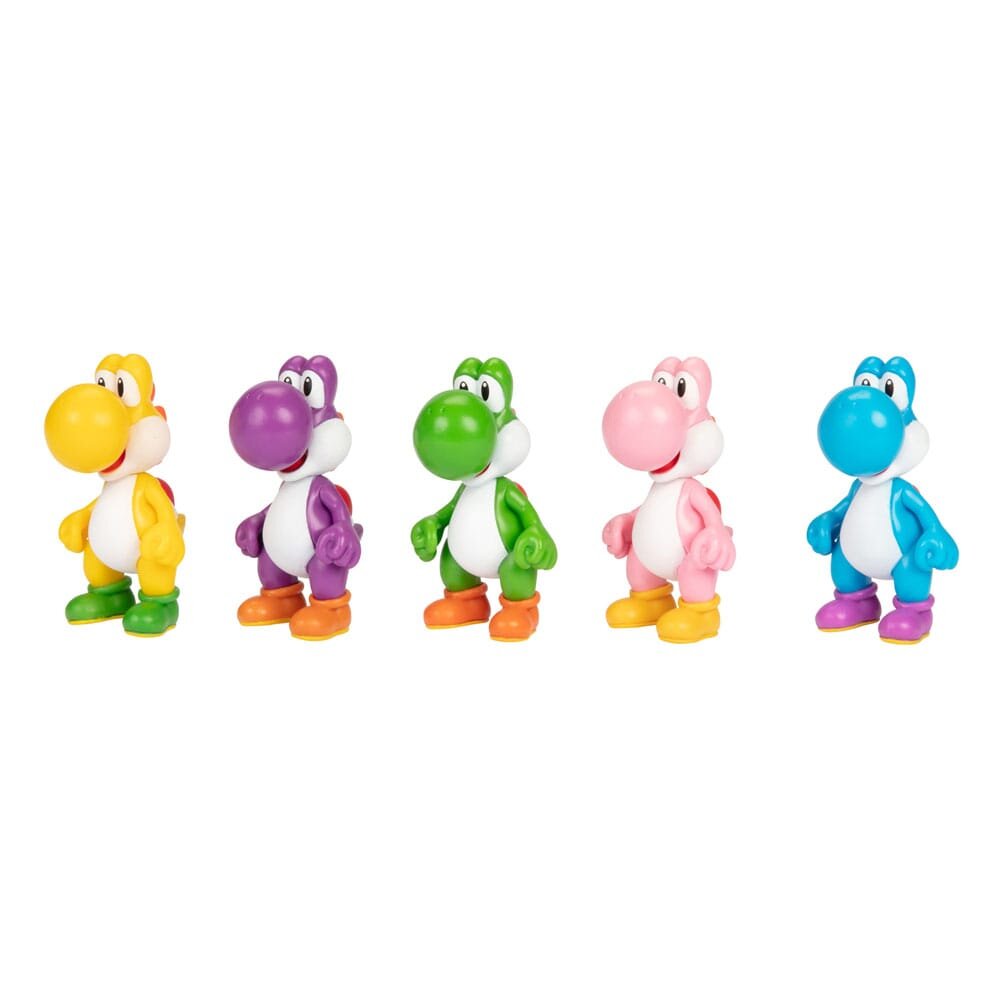 Super Mario Bros - Samlarfigurer Yoshi 5-pack