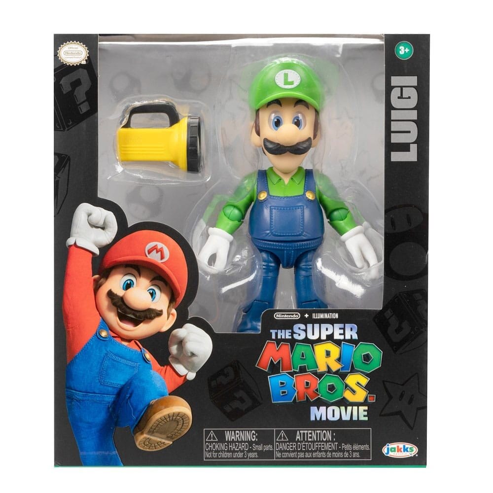 Super Mario Bros - Samlarfigur Luigi 18 cm