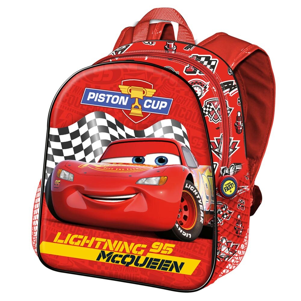Ryggsäck Disney Bilar Barnstorlek 3D