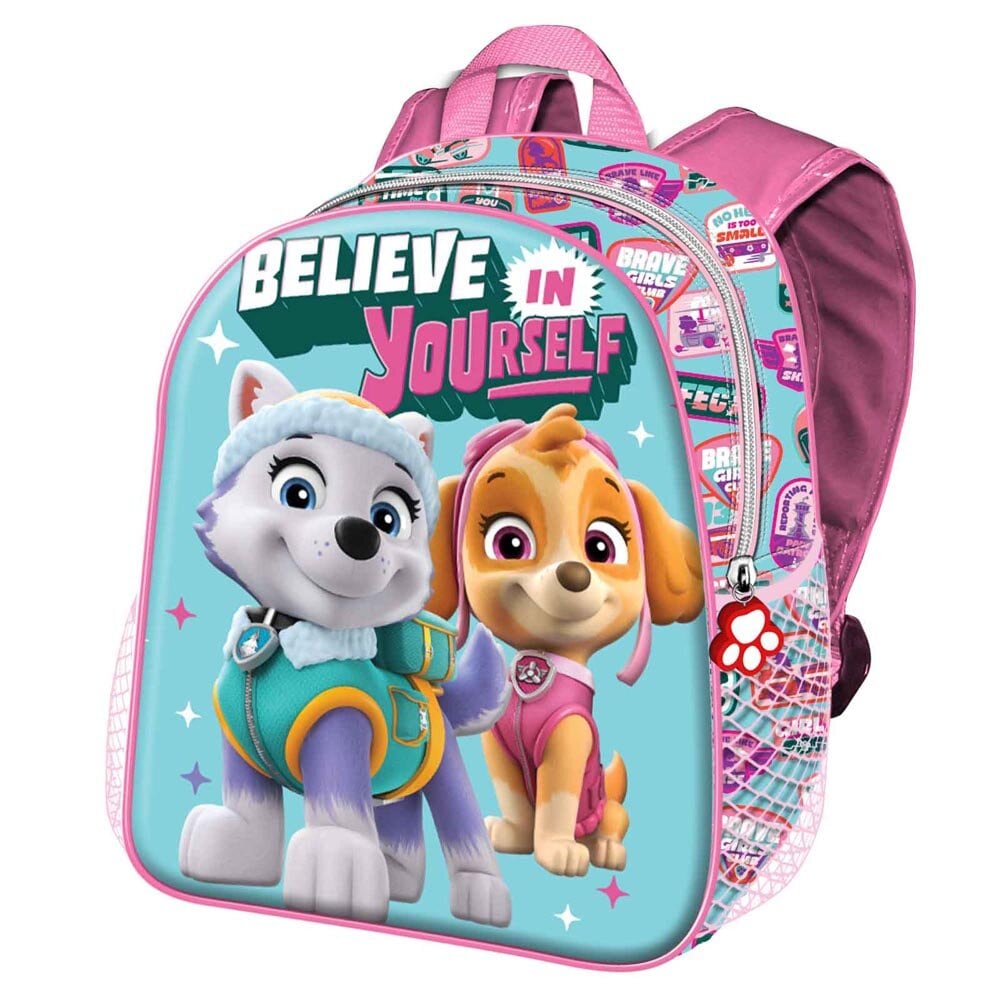 Ryggsäck Paw Patrol Skye & Everest Barnstorlek 3D