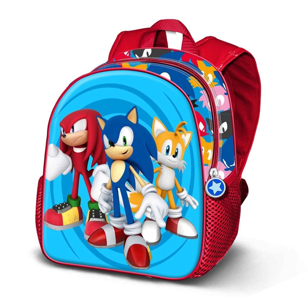 Ryggsäck Sonic Friends Barnstorlek 3D