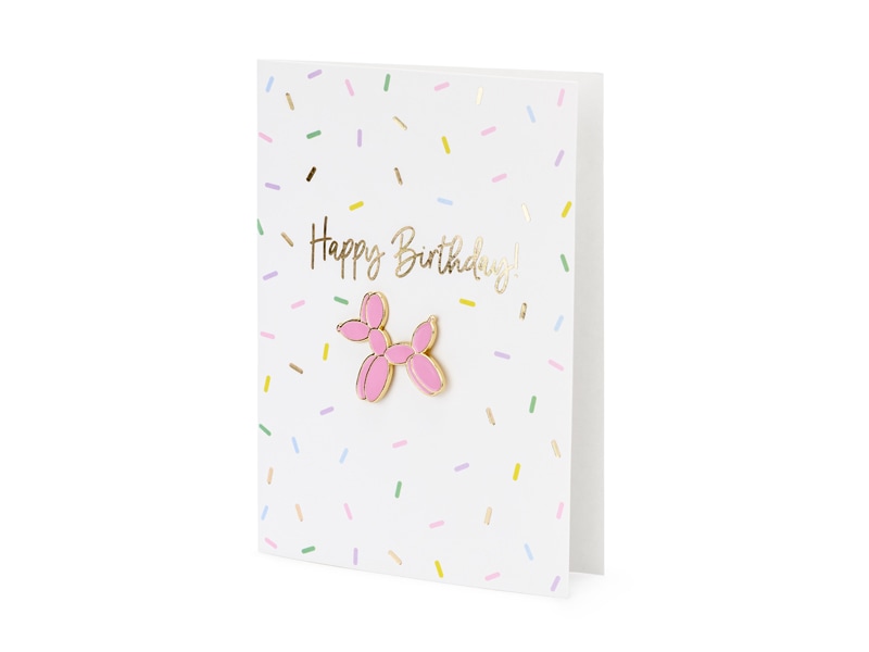 Kort med kuvert - Happy Birthday