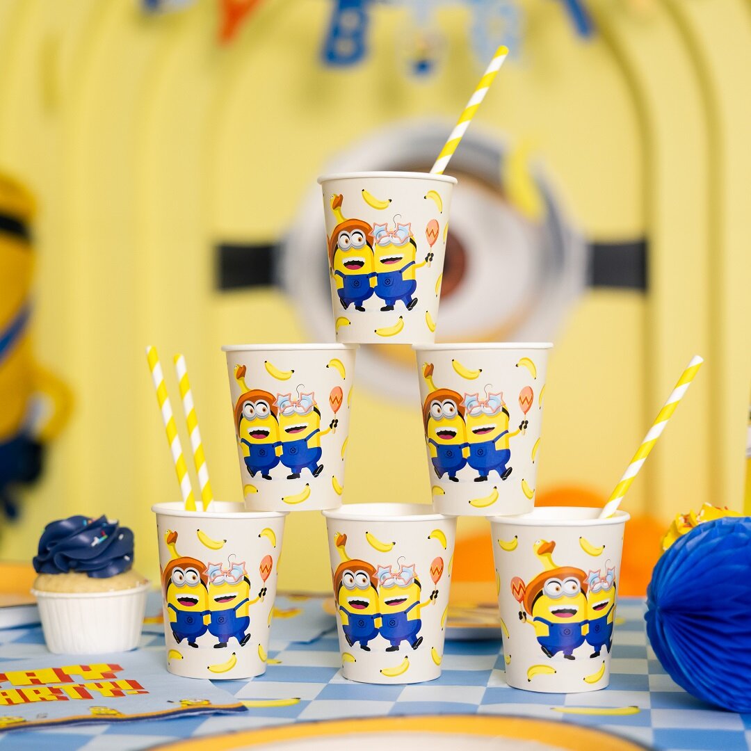 Minions Pappmuggar 6-pack
