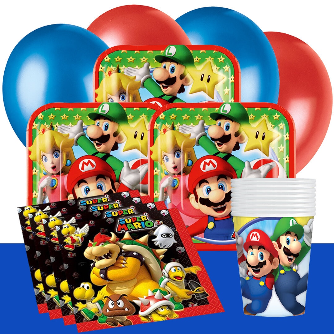 Super Mario - Kalaspaket 8-24 personer