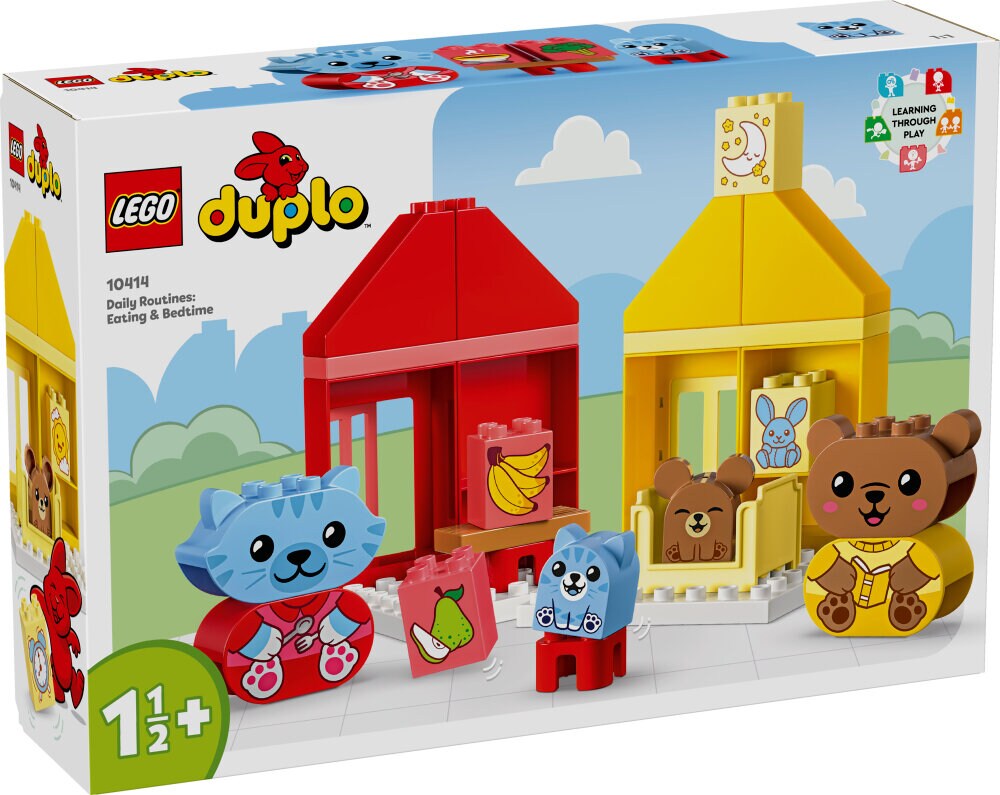 LEGO Duplo - Vardagsrutiner - Mat och nattning 1+