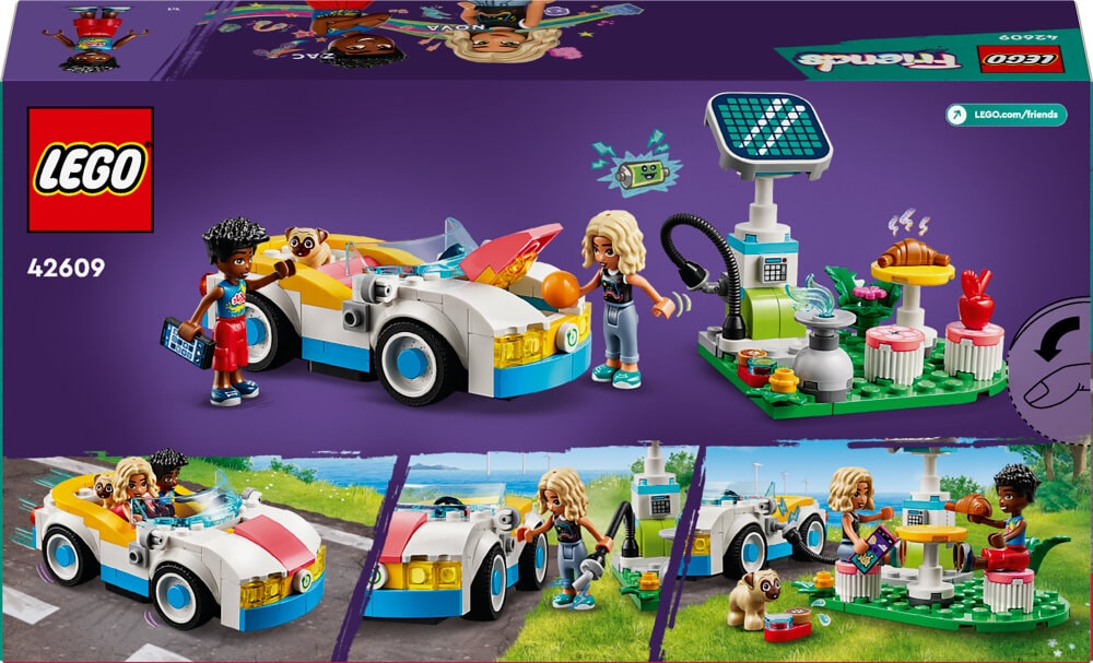 LEGO Friends - Elbil och laddstation 6+