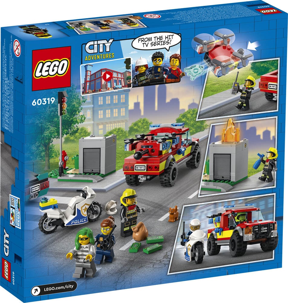 LEGO City - Brandräddning och polisjakt 5+