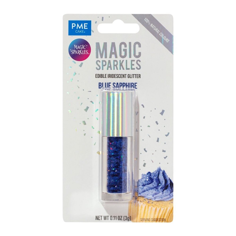 PME Ätbara Glitterflingor, blå
