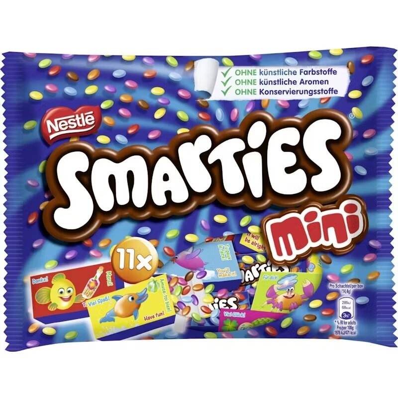 Smarties mini i påse 158 gram