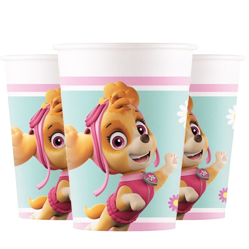 Paw Patrol Skye & Everest - Pappmuggar 8-pack