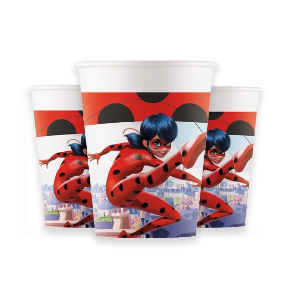 Miraculous Ladybug - Pappmuggar 8-pack