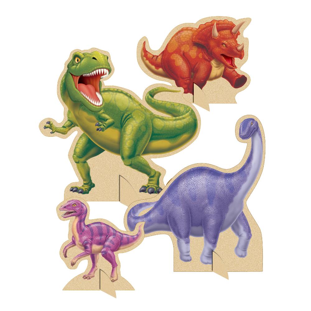 Dinosaurie Äventyr - Bordsdekorationer 4-pack