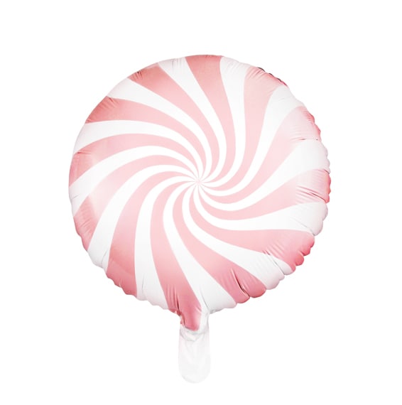 Folieballong rosa karamell