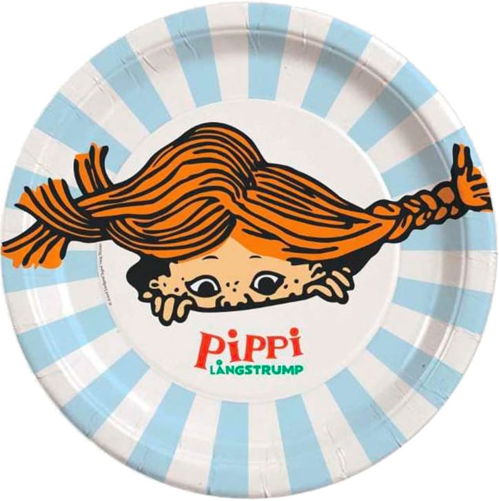 Pippi Långstrump - Tallrikar 8-pack