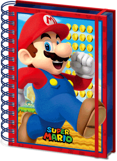 Super Mario Bros, 3D Anteckningsbok Mario