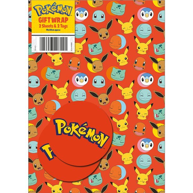 Presentpappersark - Pokémon