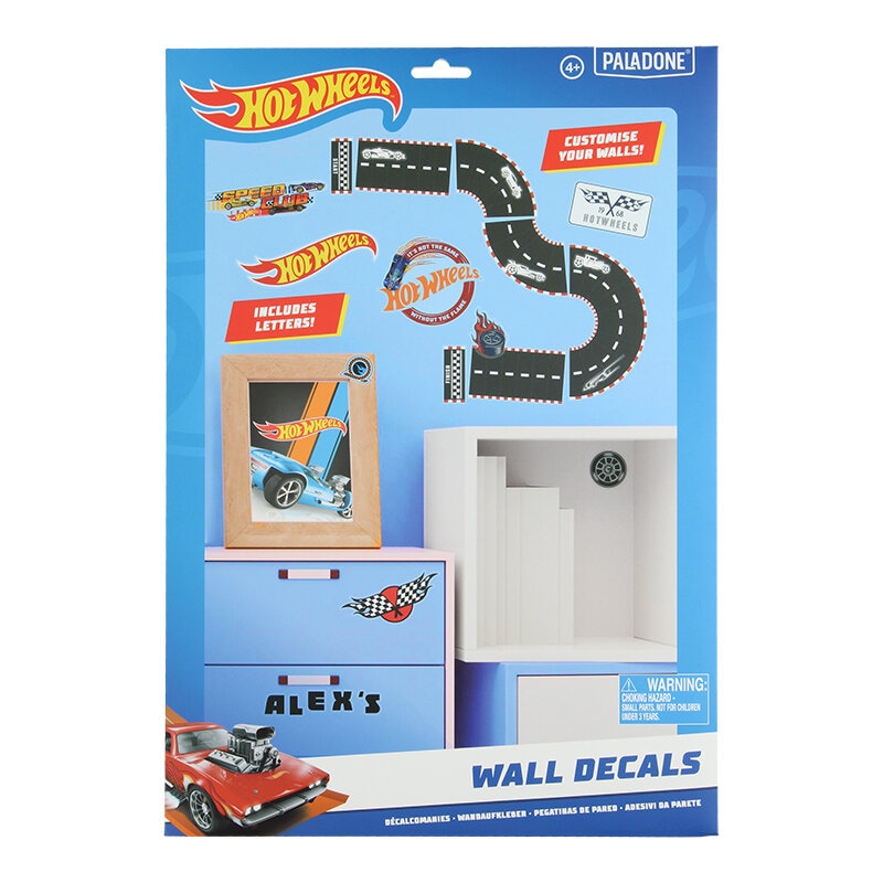 Hot Wheels Väggdekorationer 143 delar