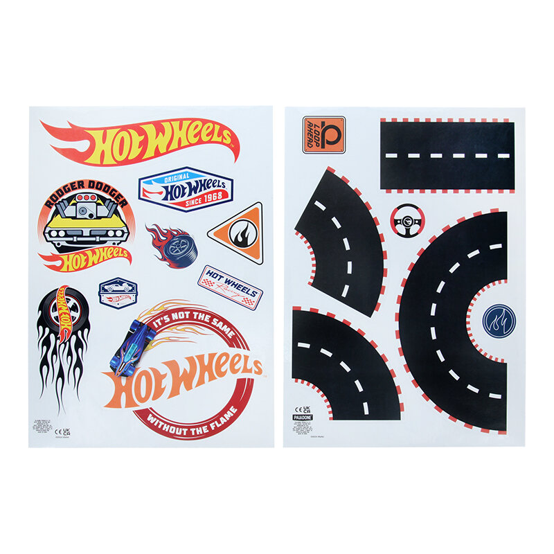 Hot Wheels Väggdekorationer 143 delar