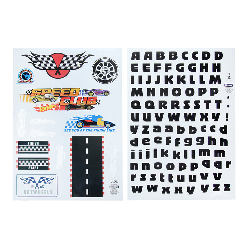 Hot Wheels Väggdekorationer 143 delar