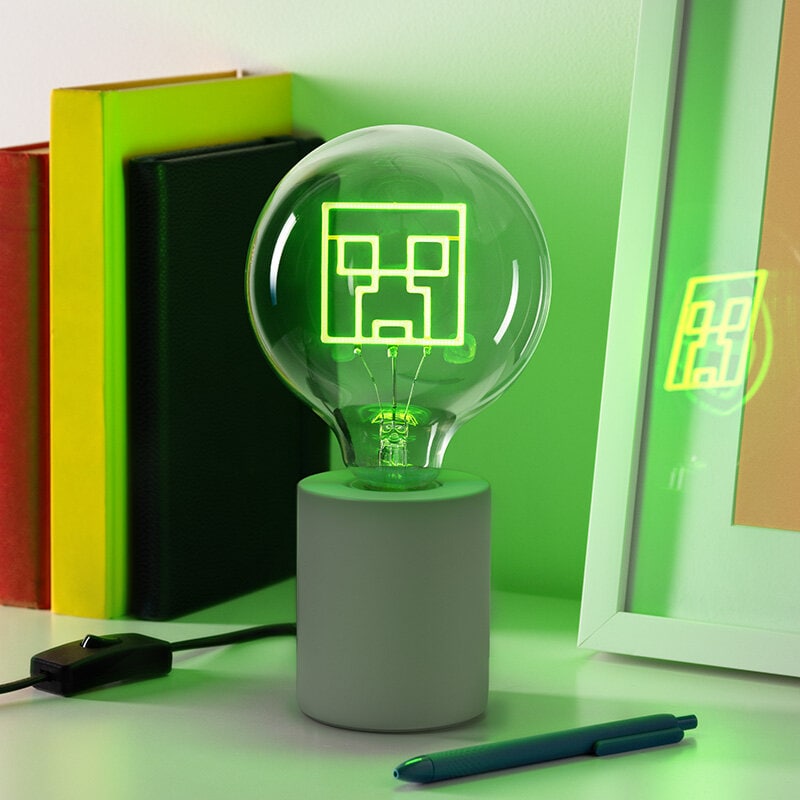 Minecraft LED-Bordslampa