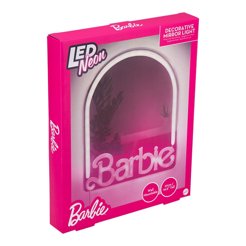 Barbie LED-Vägglampa med spegel