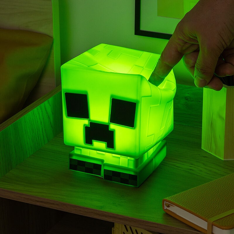 Minecraft - Creeper Lampa Silikon 15 cm