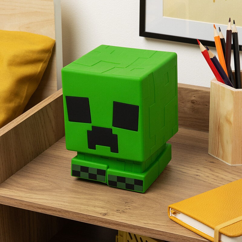 Minecraft - Creeper Lampa Silikon 15 cm