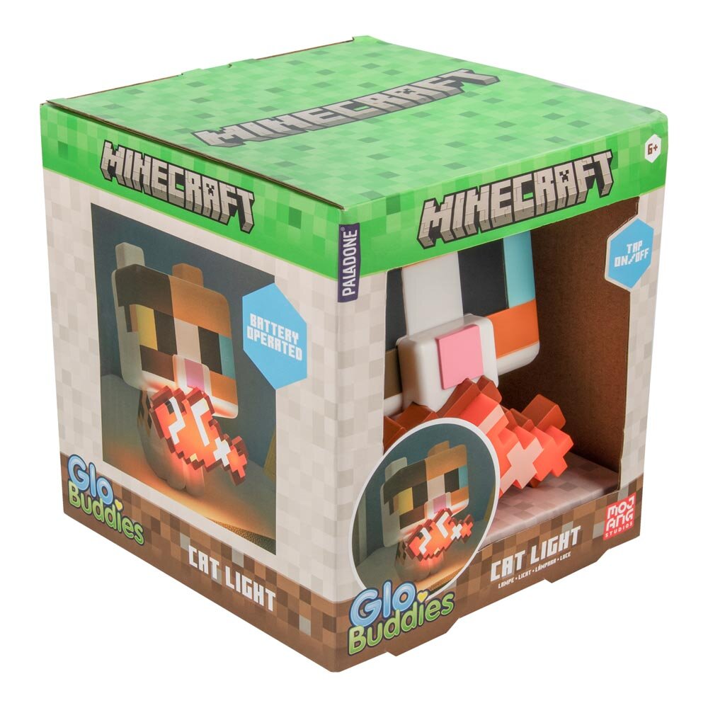 Minecraft Cat GloBuddies Lampa