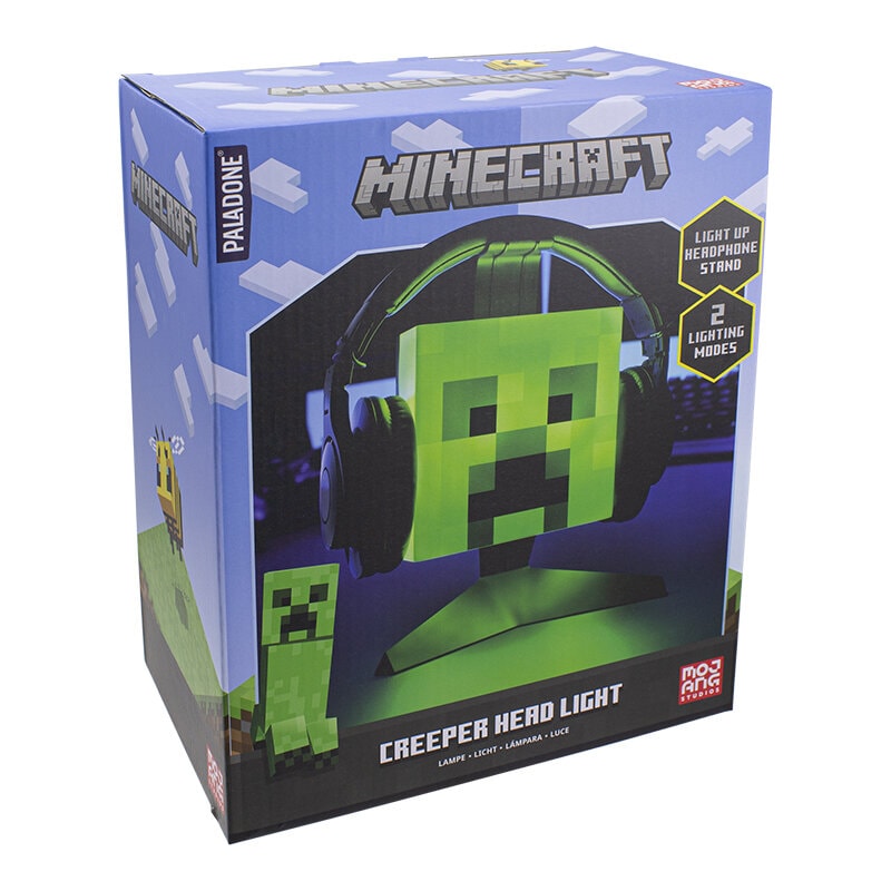 Minecraft - Lampa Creeper Head