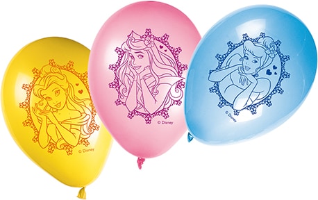 Disney Prinsessor - Ballonger 8-pack