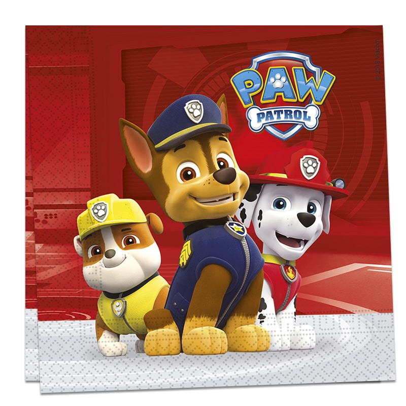 Paw Patrol Ready for Action - Servetter 20-pack