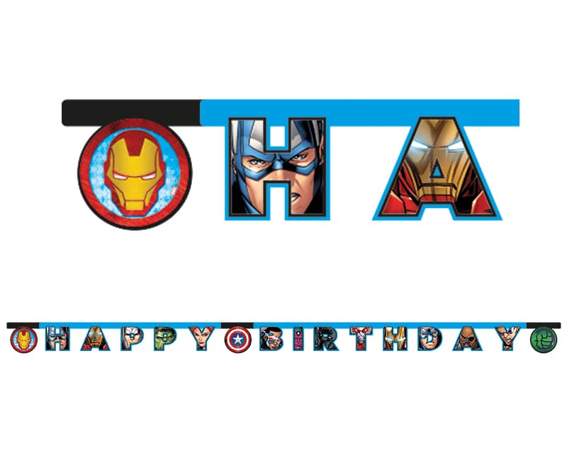 Mighty Avengers - Girlang Happy Birthday